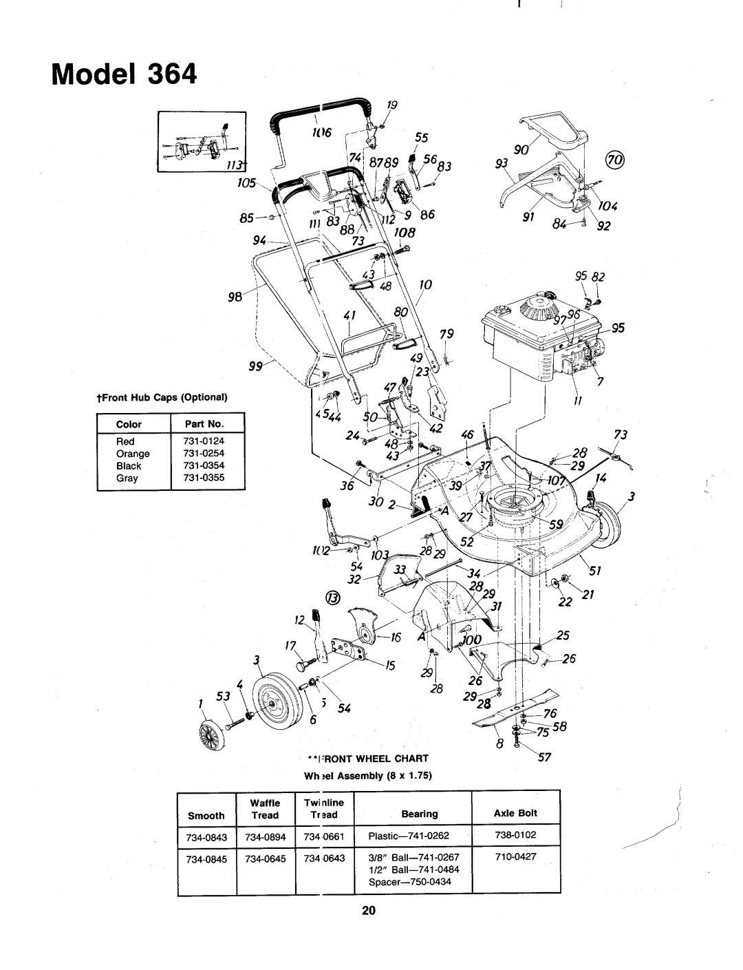 MTD 127-364-000 manual 