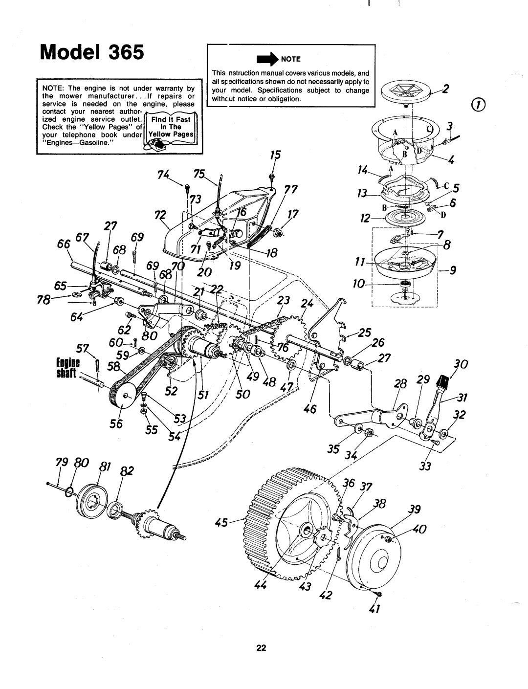 MTD 127-365-000 manual 