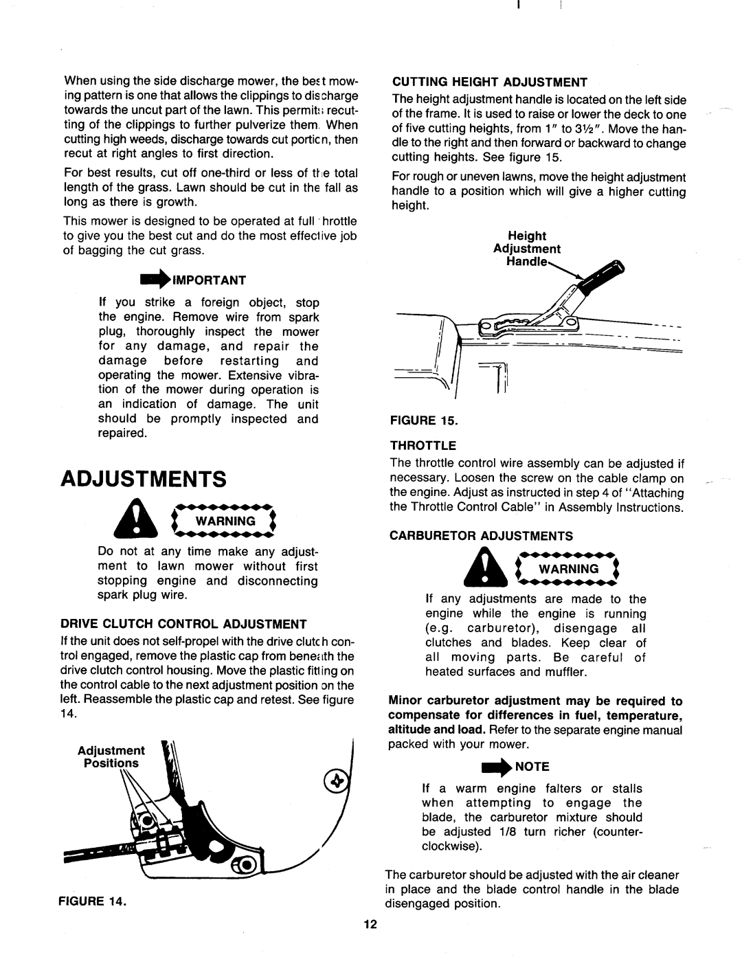 MTD 127-560-000, 12560-7 manual 