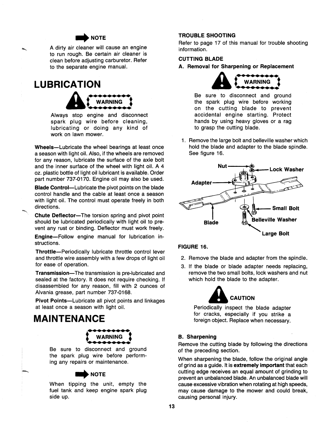 MTD 12560-7, 127-560-000 manual 