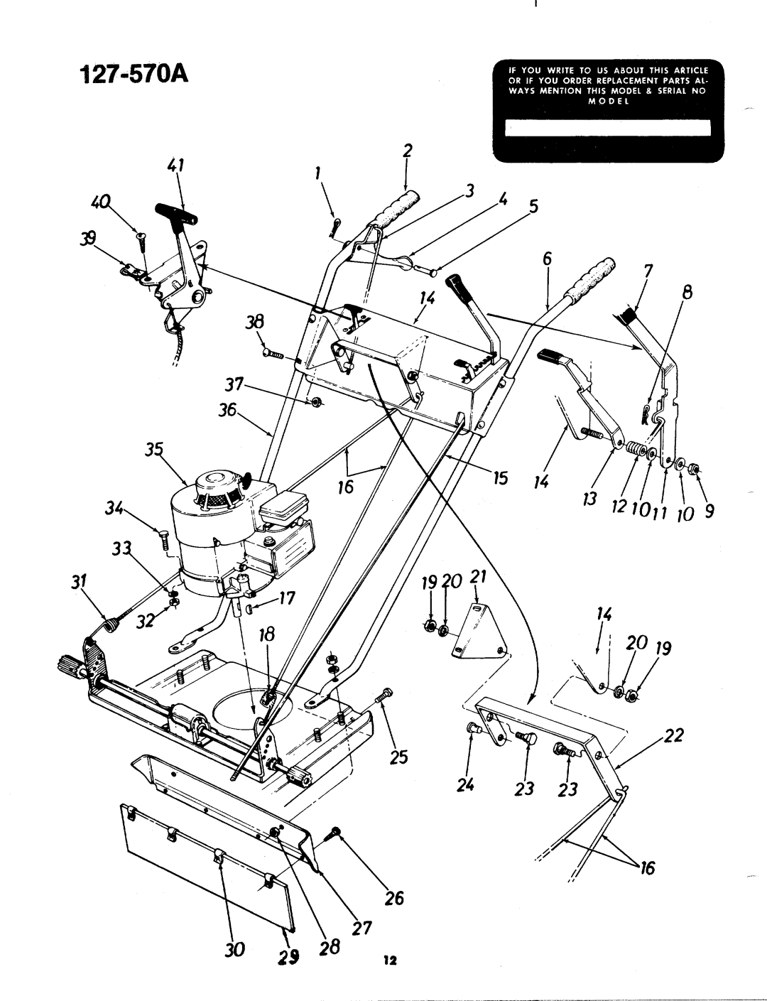 MTD 127-570-300, 127-570A manual 