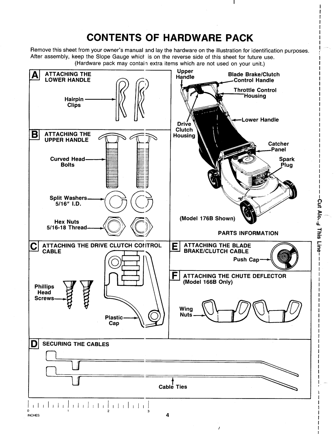 MTD 128-166B401 manual 