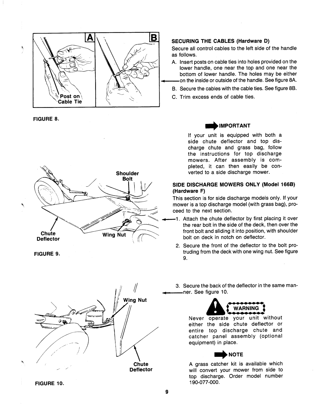 MTD 128-166B401 manual 