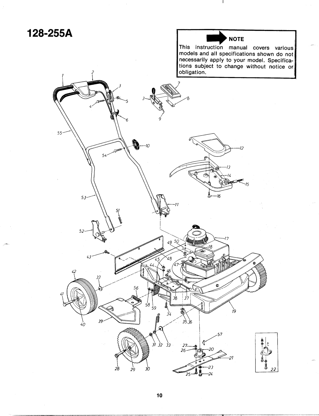 MTD 128-255A manual 