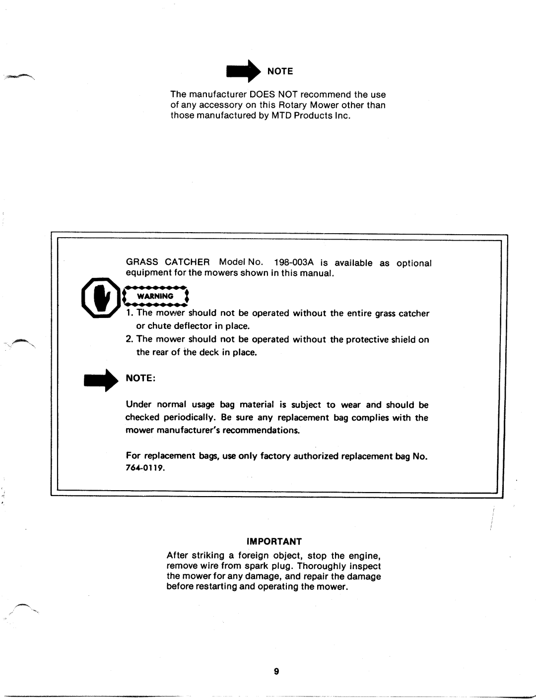 MTD 128-255A manual 