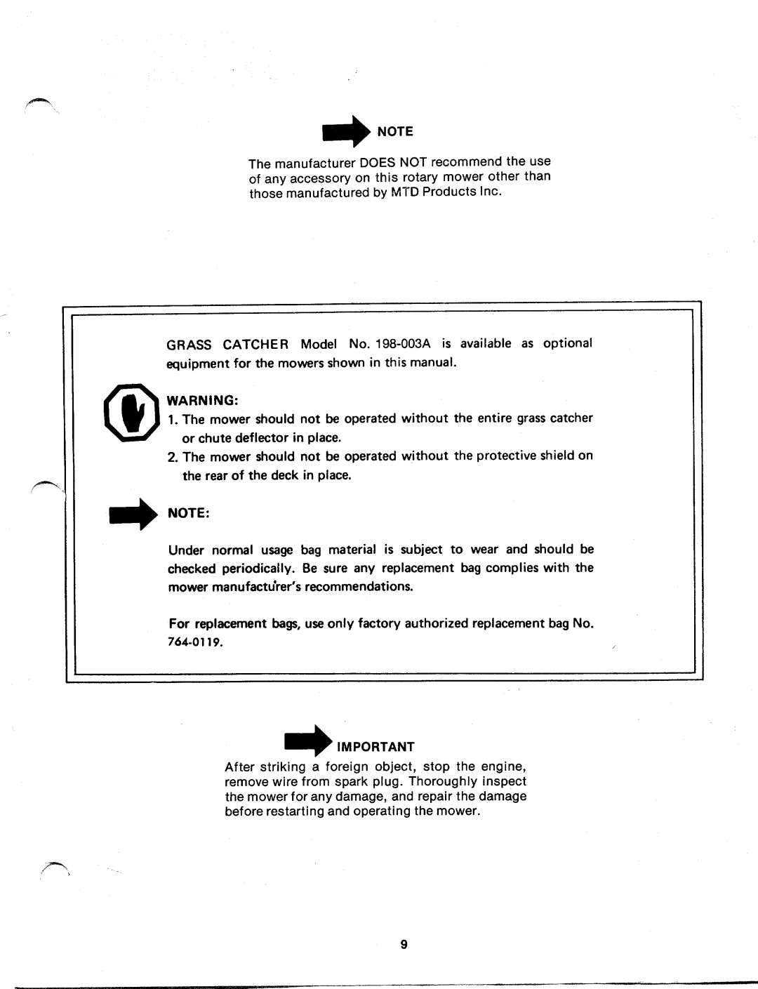 MTD 128-270A manual 