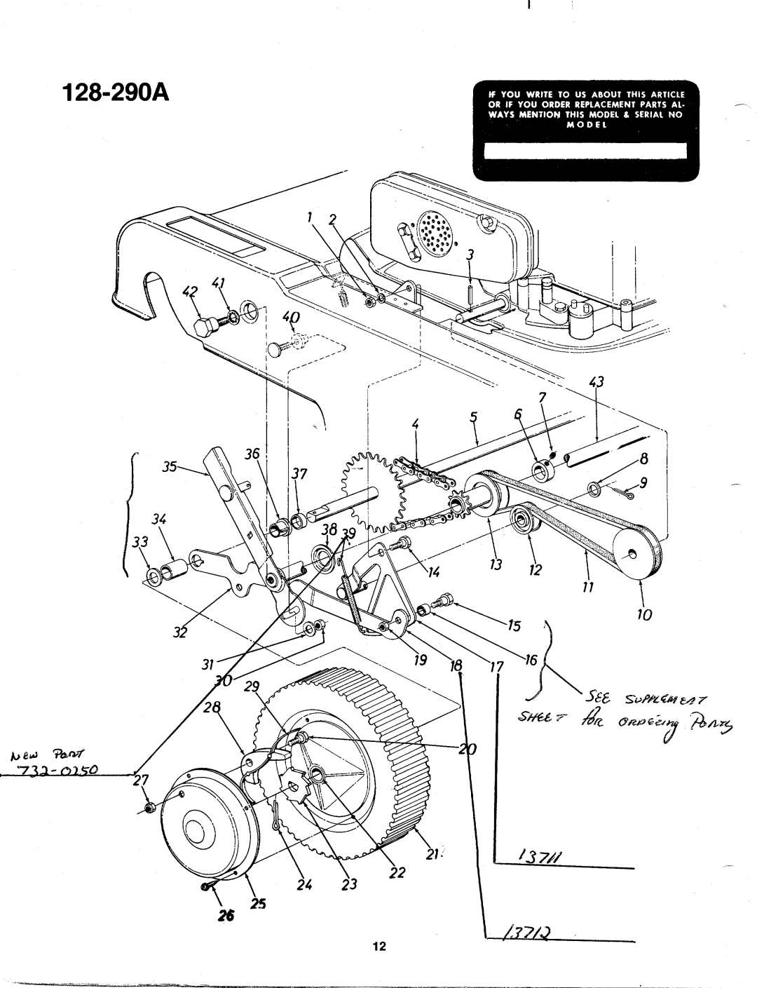 MTD 128-290A manual 