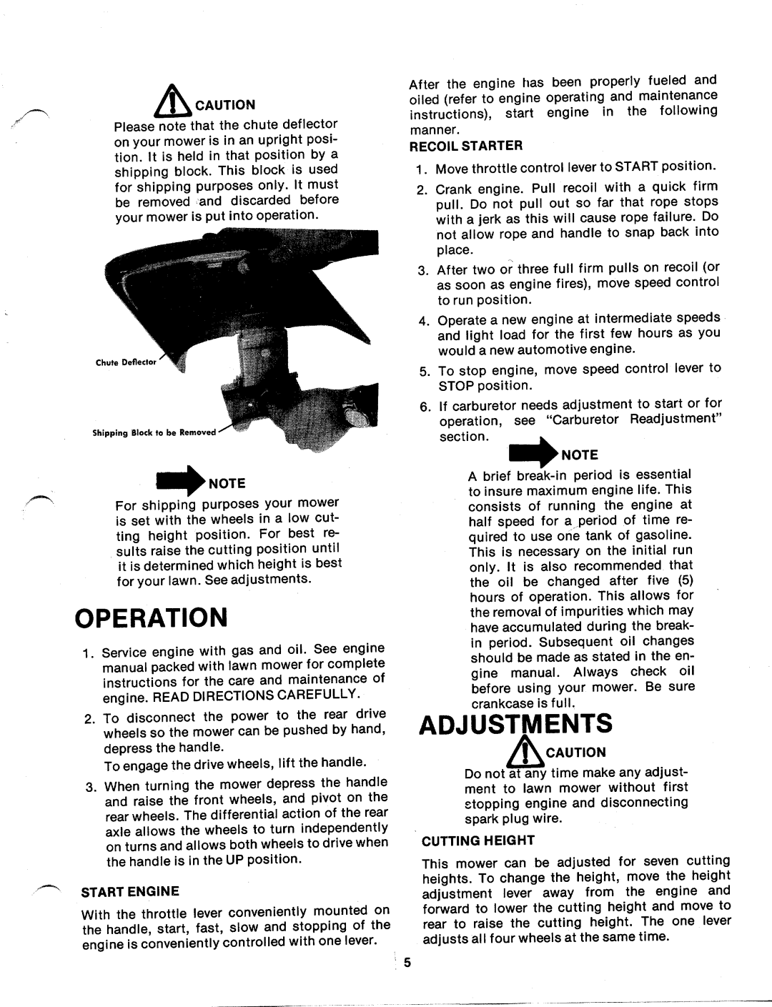 MTD 128-290A manual 