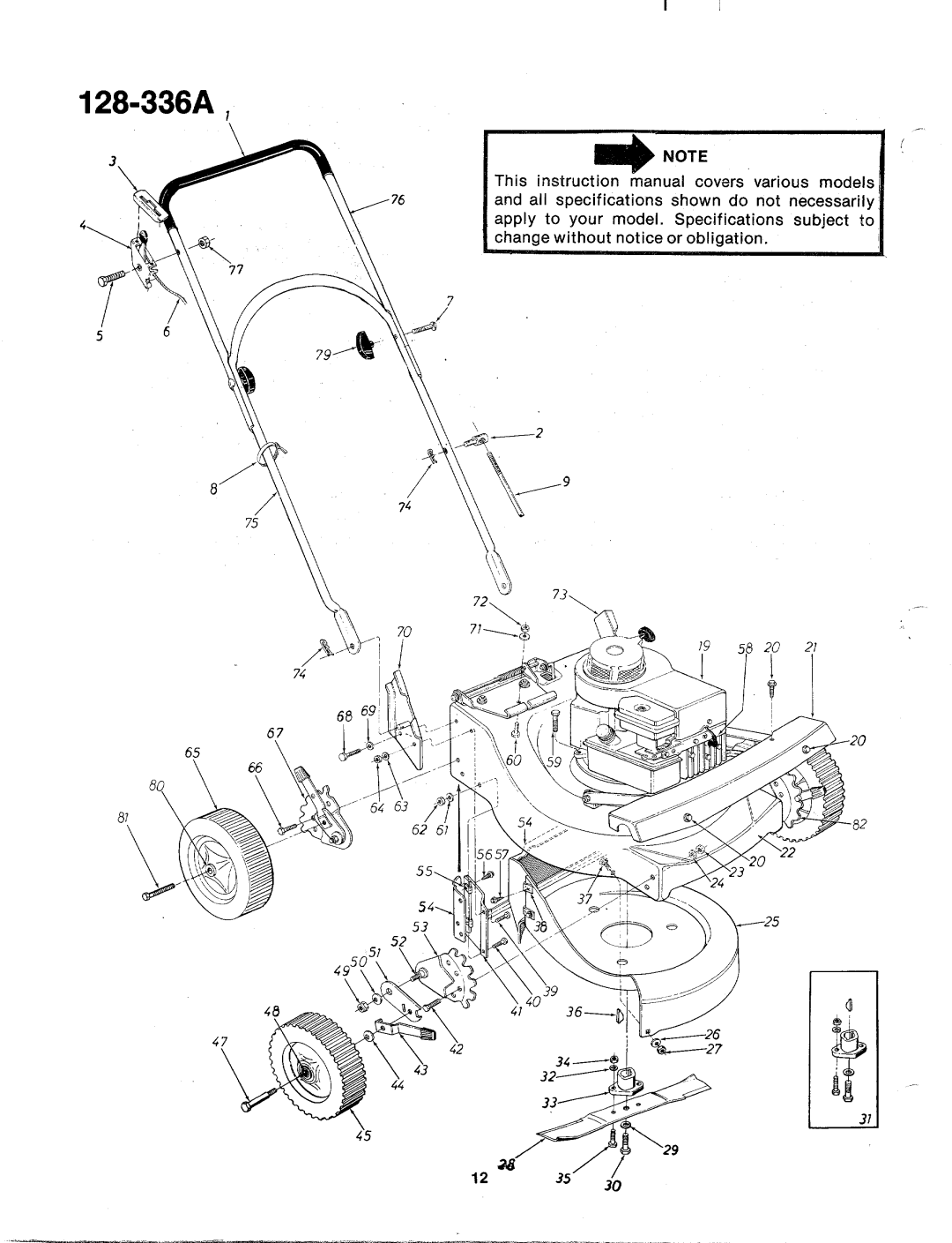 MTD 128-336A manual 