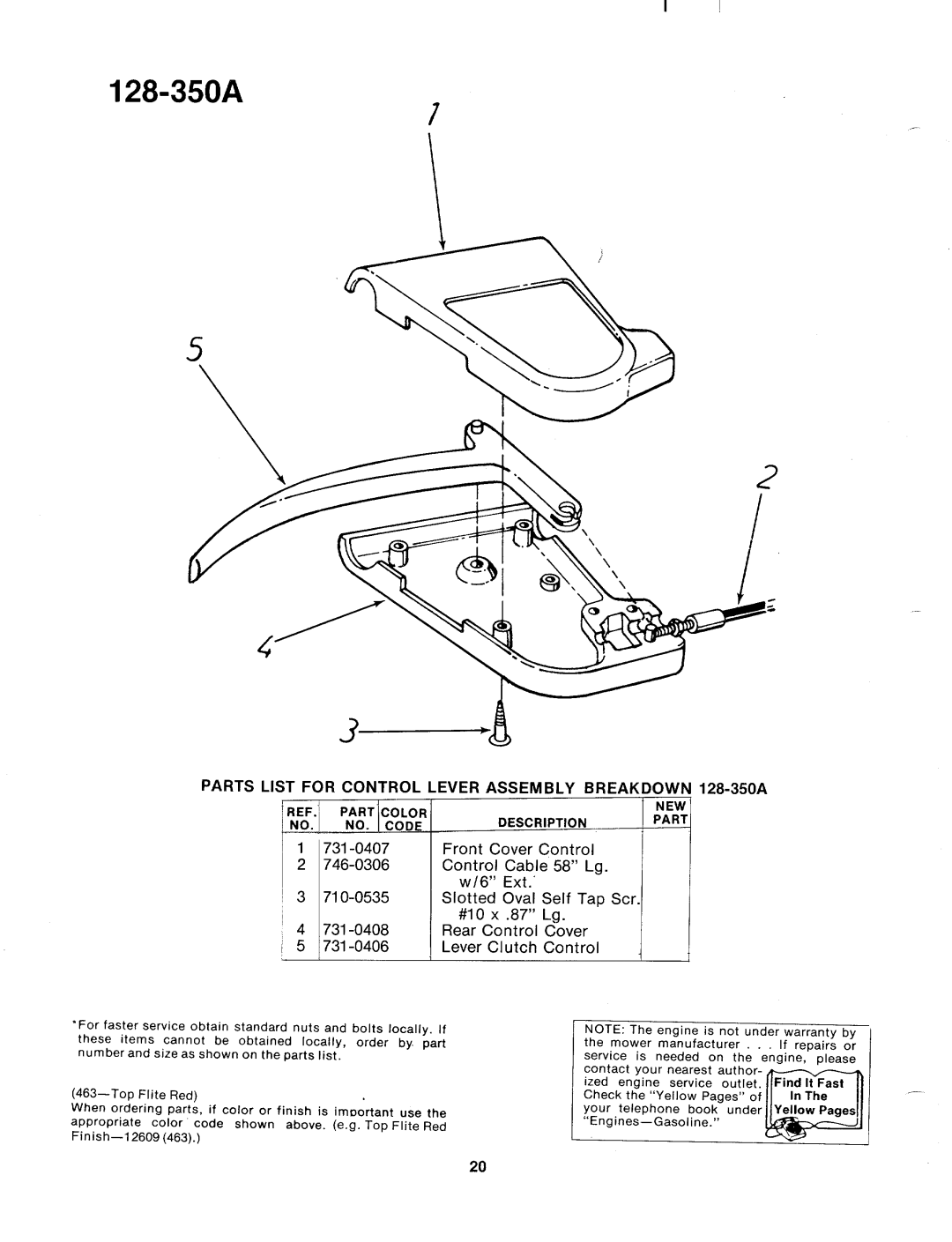 MTD 128-350A manual 