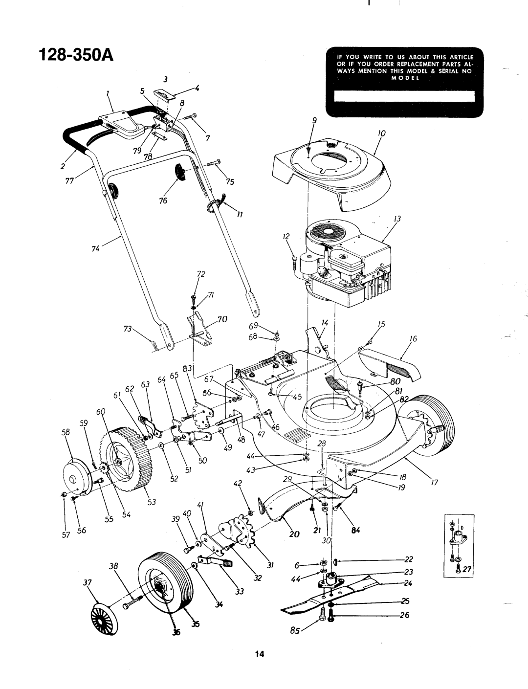 MTD 128-350A manual 