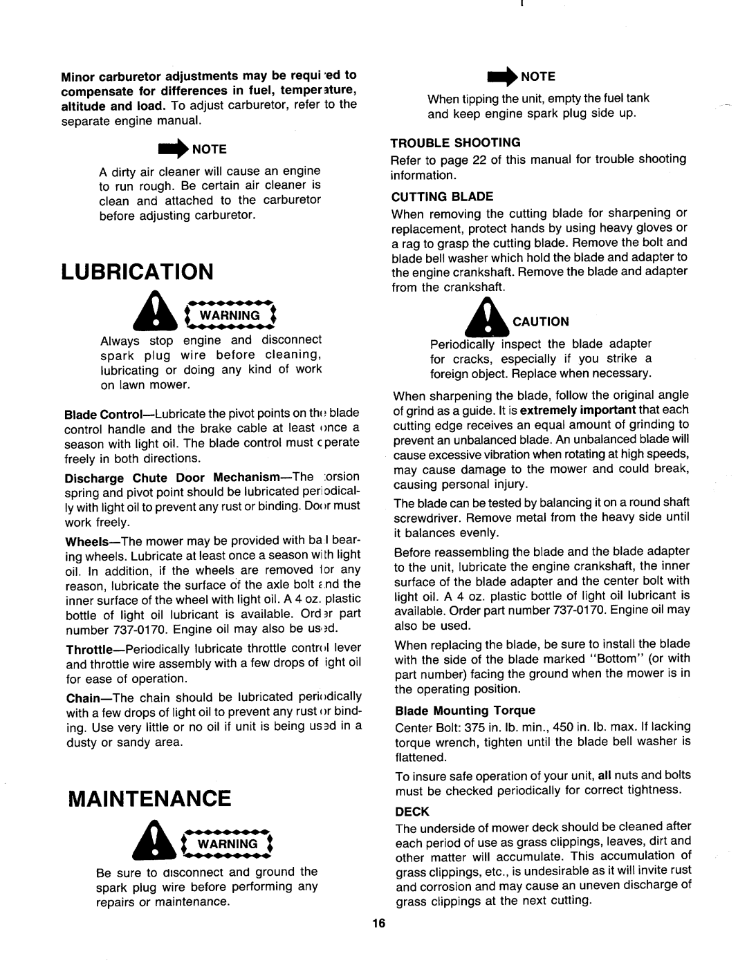 MTD 128-459R000, 128-452R000, 128-442R000, 128-456R000 manual 