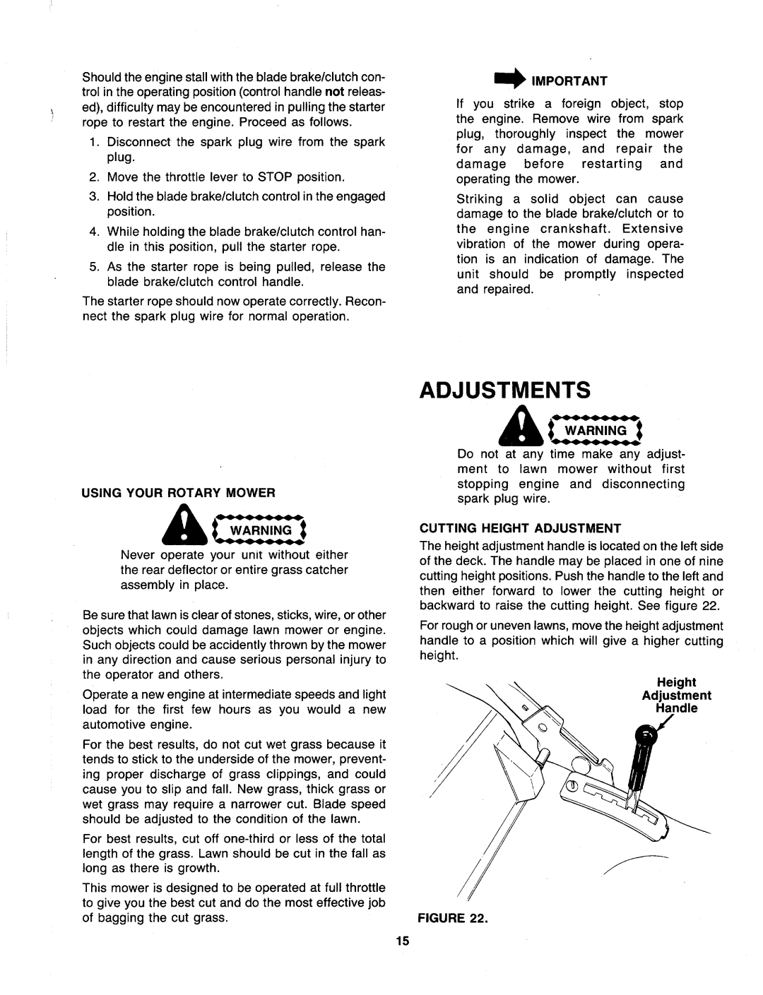 MTD 128-478B000, 128-476B000, 128-466B000 manual 