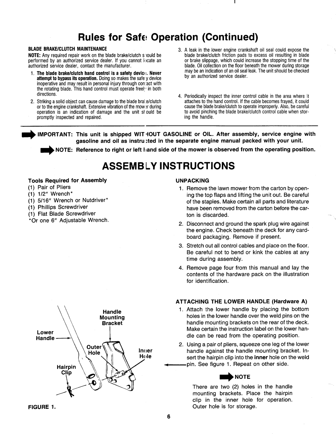 MTD 128-478B000, 128-476B000, 128-466B000 manual 