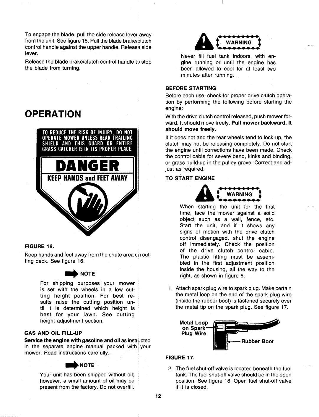 MTD 129-166B000, 129-176B000 manual 