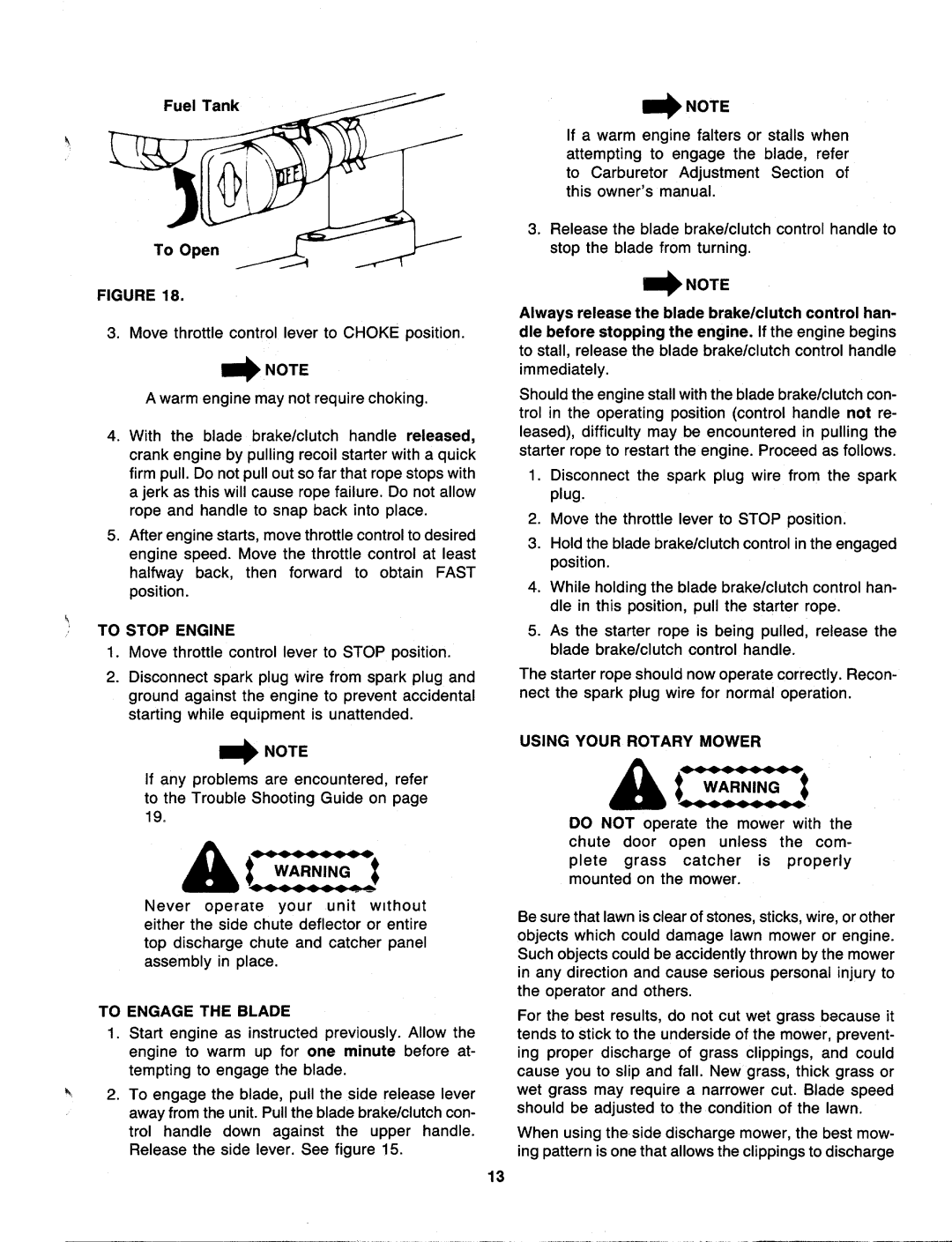 MTD 129-176B000, 129-166B000 manual 