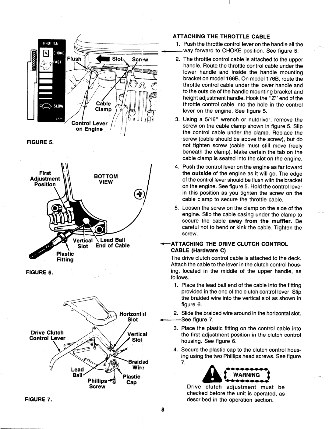 MTD 129-166B000, 129-176B000 manual 