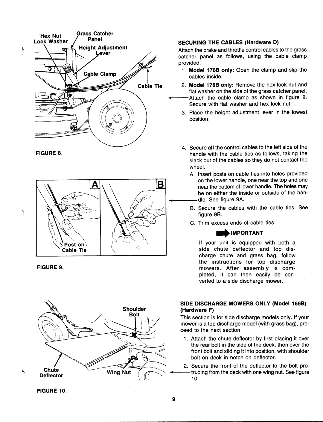 MTD 129-176B000, 129-166B000 manual 