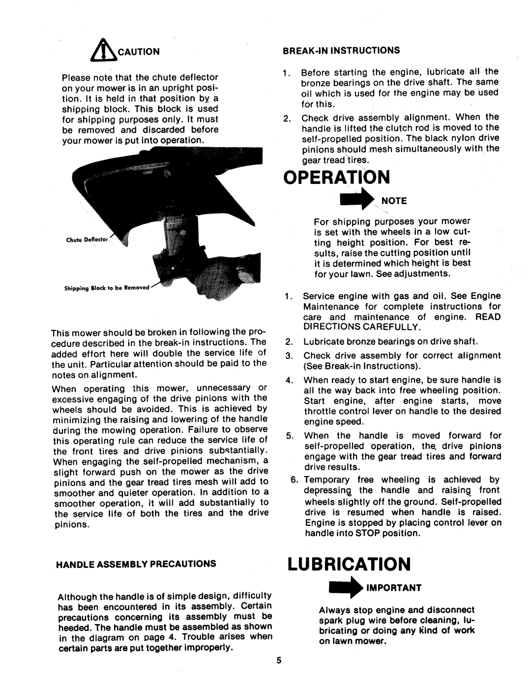 MTD 129-250A, 129-250-300 manual 