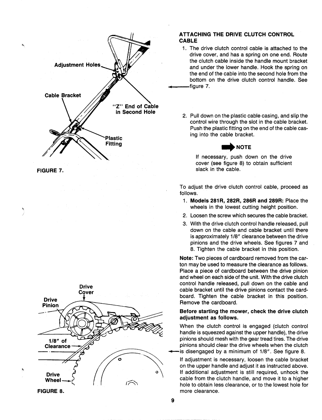 MTD 129-271R000, 129-281R000, 129-282R000, 129-272R000, 129-289R000, 129-286R000 manual 