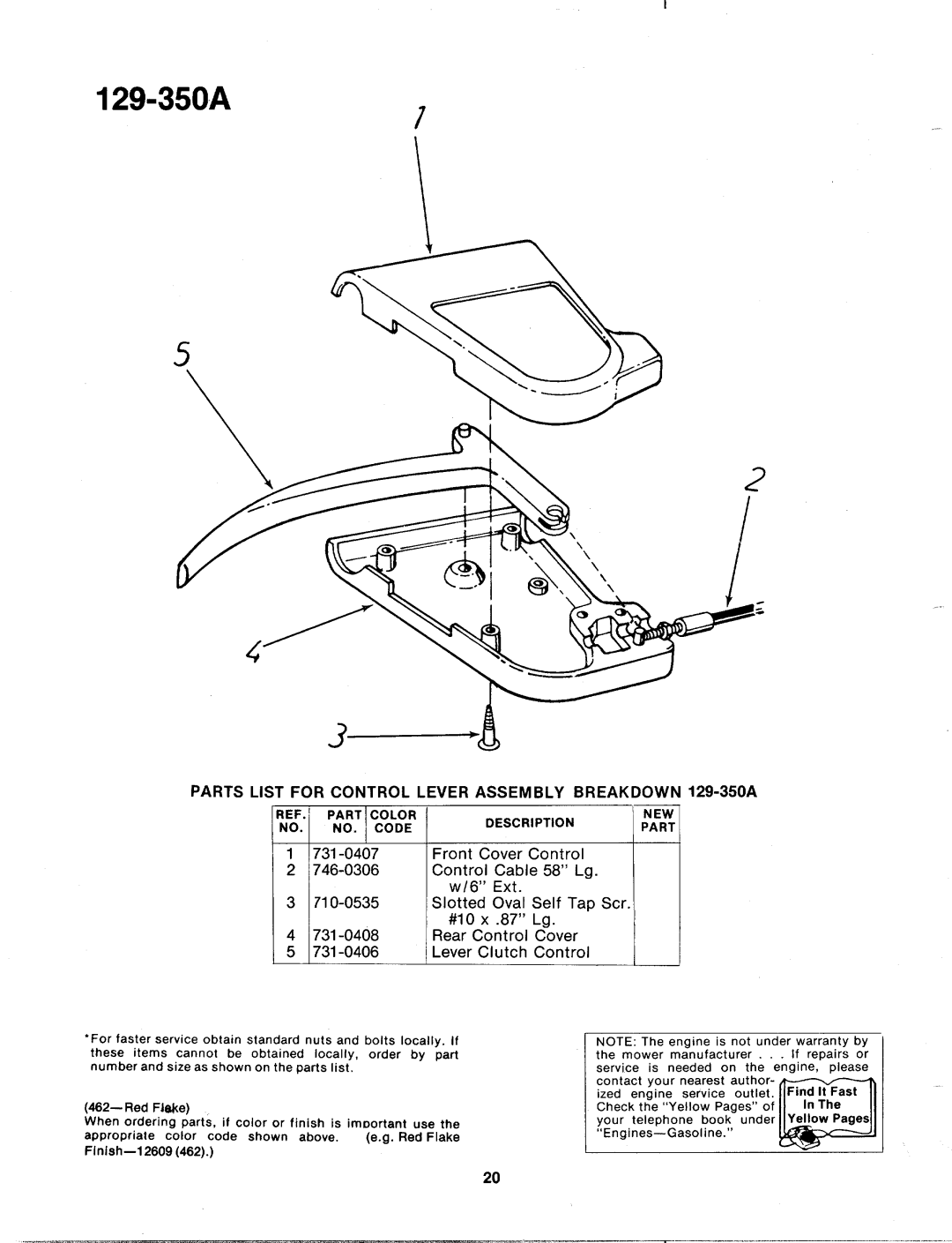 MTD 129-350A manual 