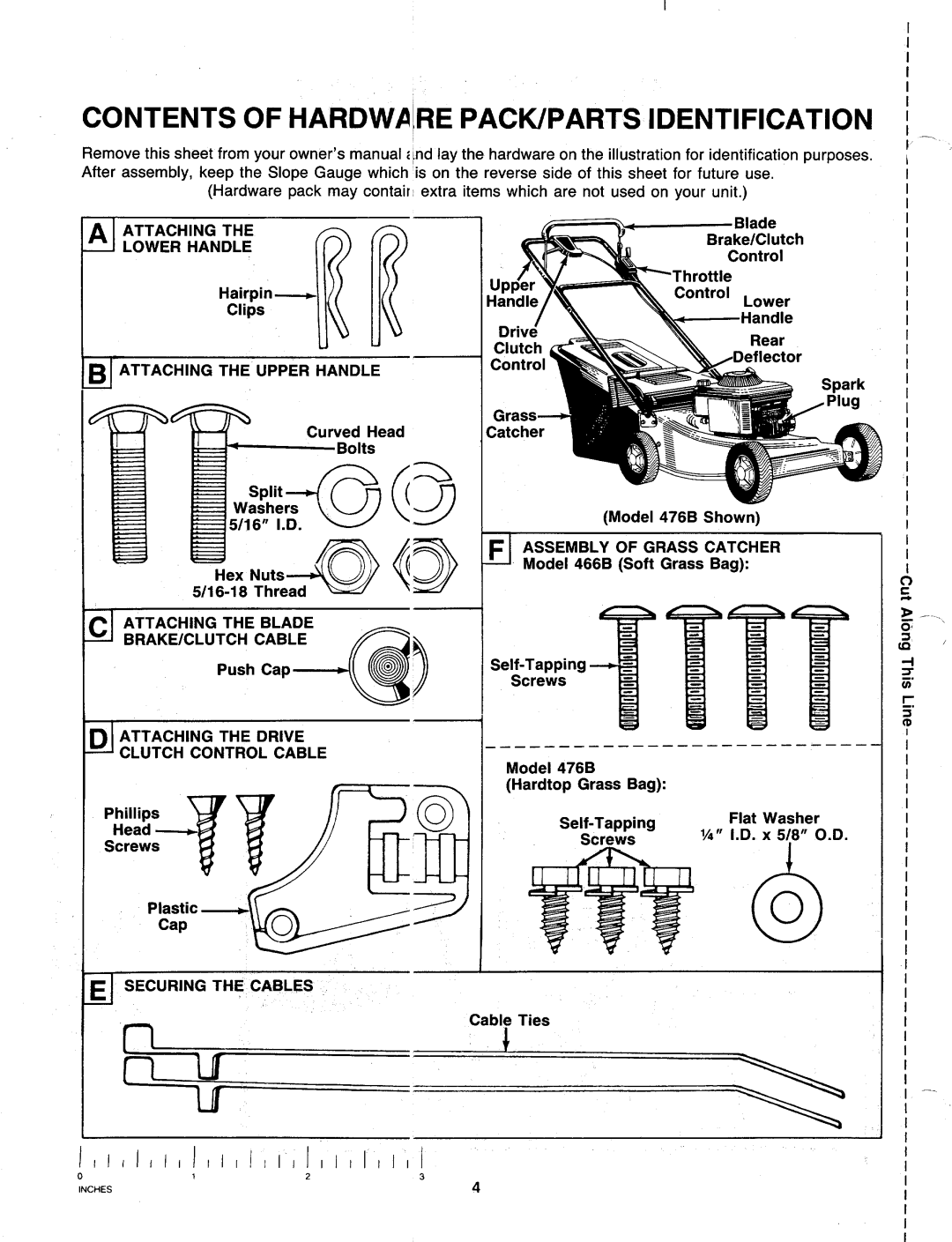 MTD 129-466B000, 129-476B000 manual 