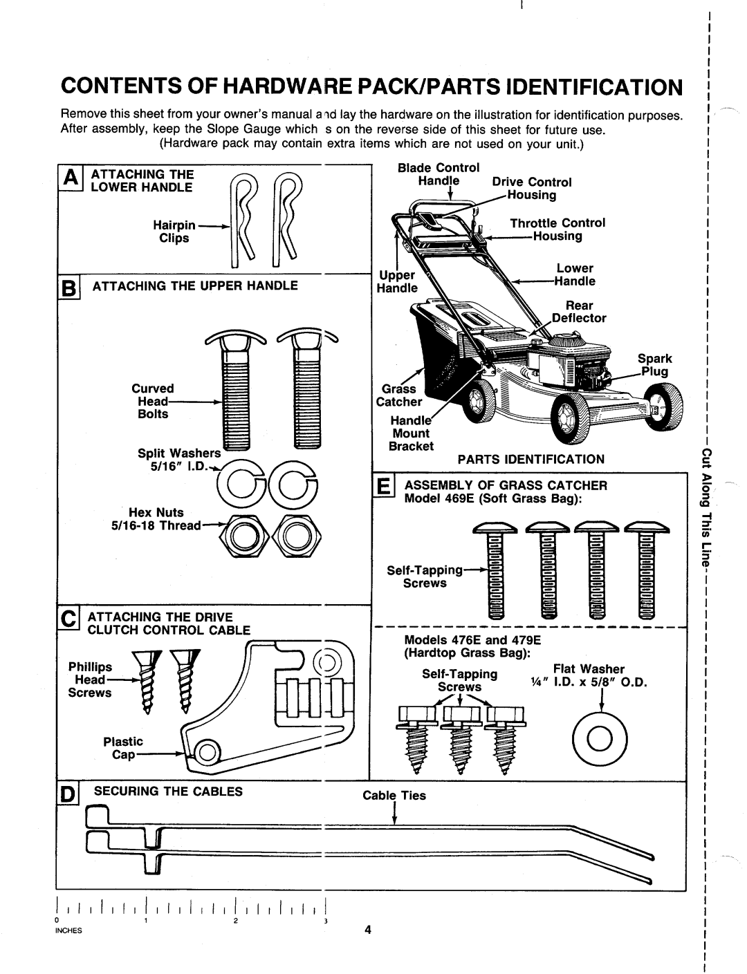 MTD 129-469E000, 129-479E000, 129-476E000 manual 