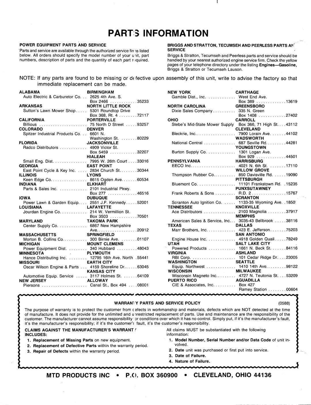 MTD 129-469R000, 129-479R000, 129-476R000, 129-478R000, 129-466R000, 129-468R000, 129-474R000, 129-465R000, 129-464R000 manual 