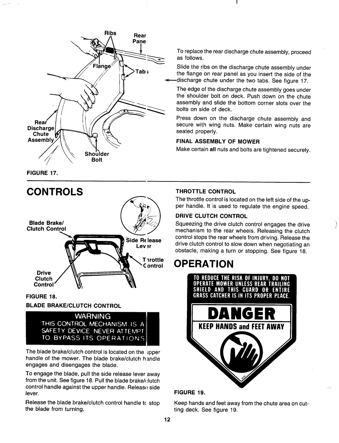 MTD 129-836B401, 190-081-000 manual 