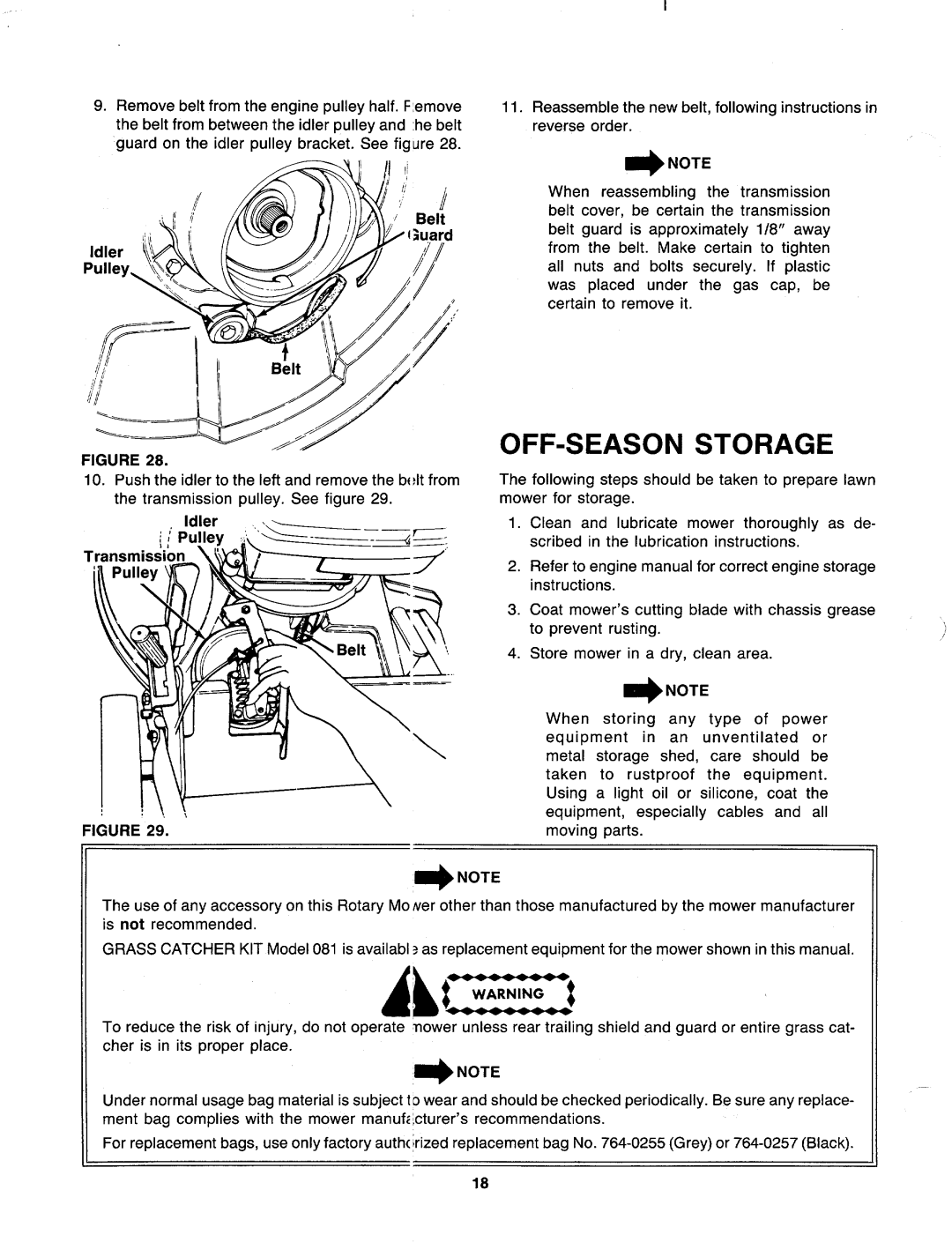 MTD 129-836B401, 190-081-000 manual 