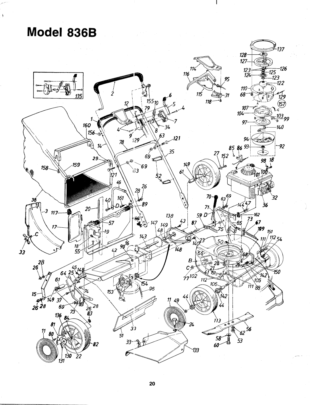 MTD 129-836B401, 190-081-000 manual 