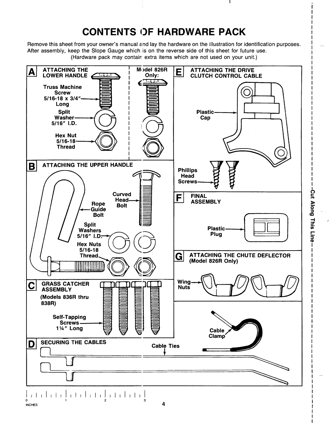 MTD 129-838R401, 129-826R401, 129-836R401, 129-837R401 manual 