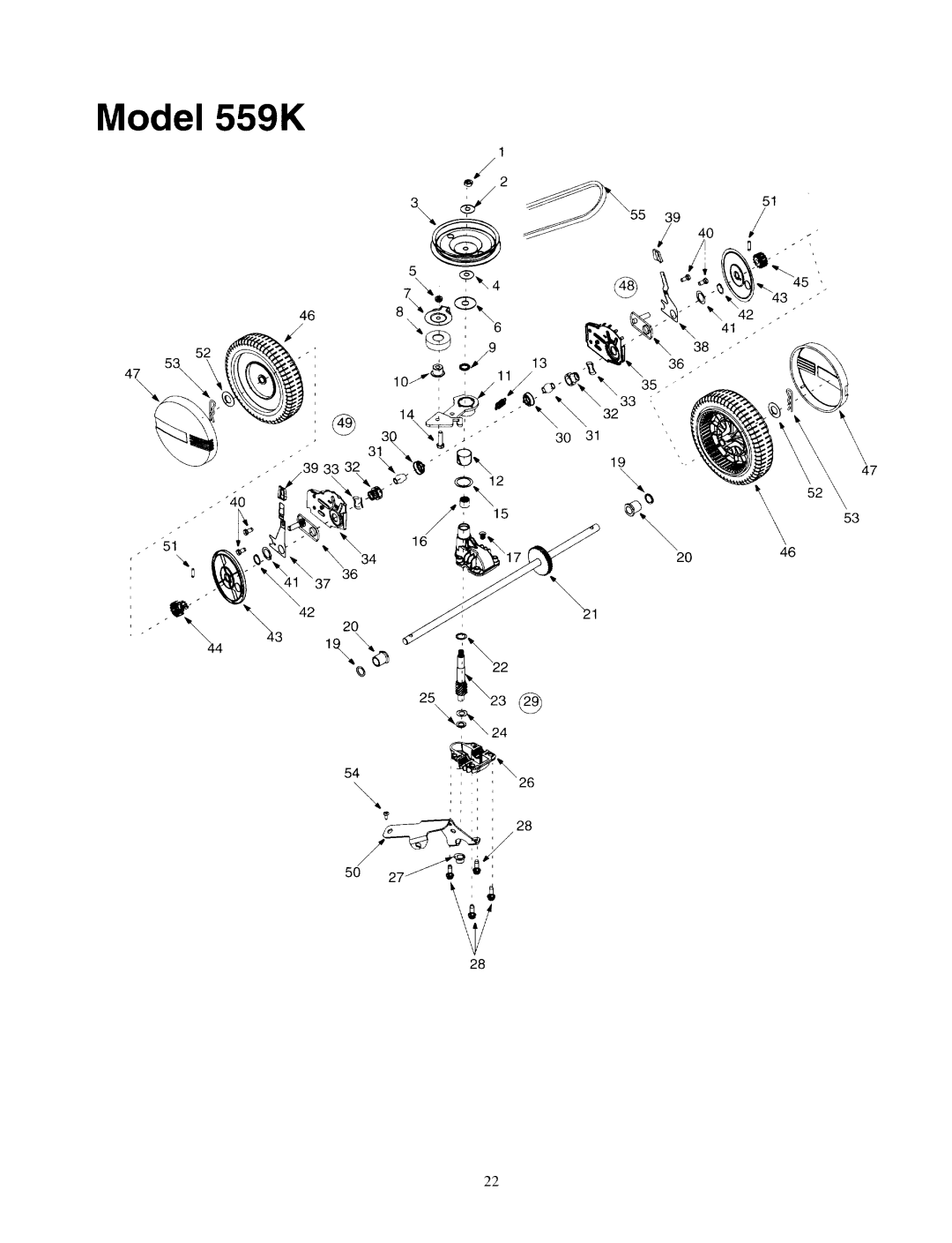 MTD 12A-559K401 manual 