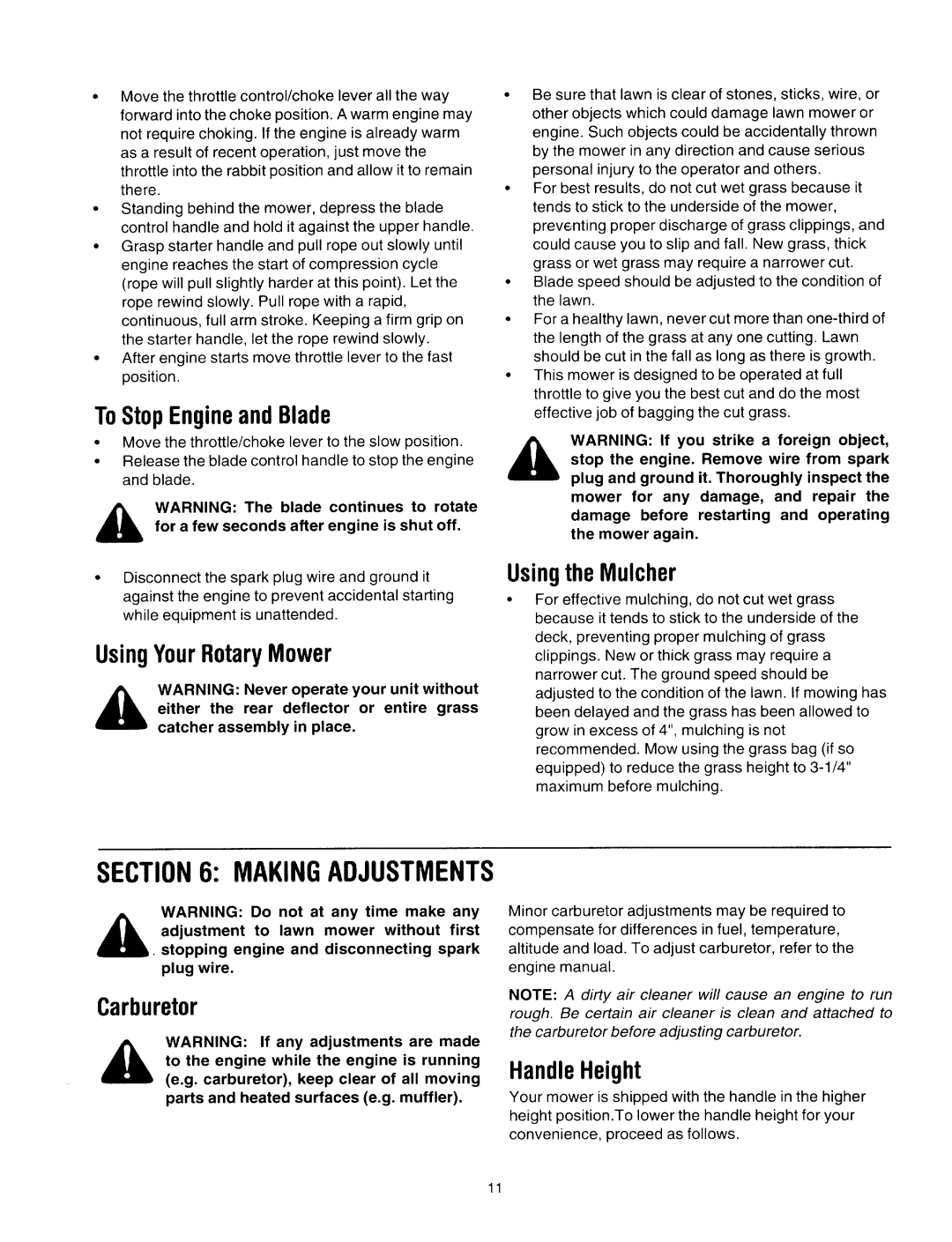 MTD 12A-568Q401 manual 