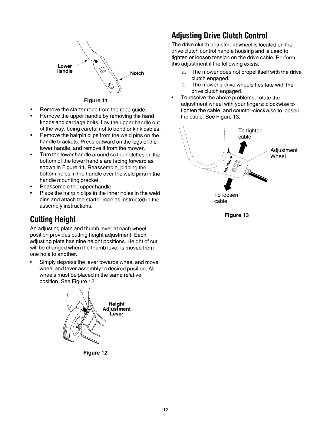 MTD 12A-568Q401 manual 