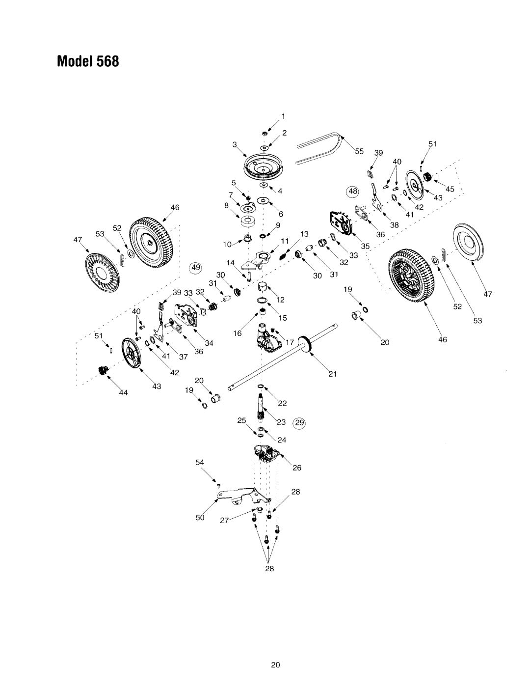 MTD 12A-568Q401 manual 