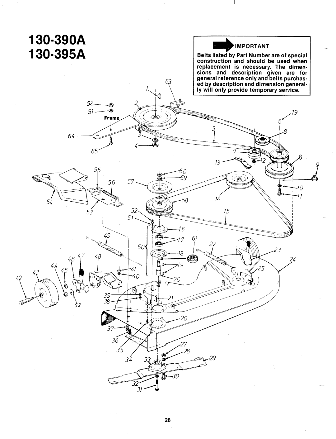 MTD 130-390A, 130-395A manual 