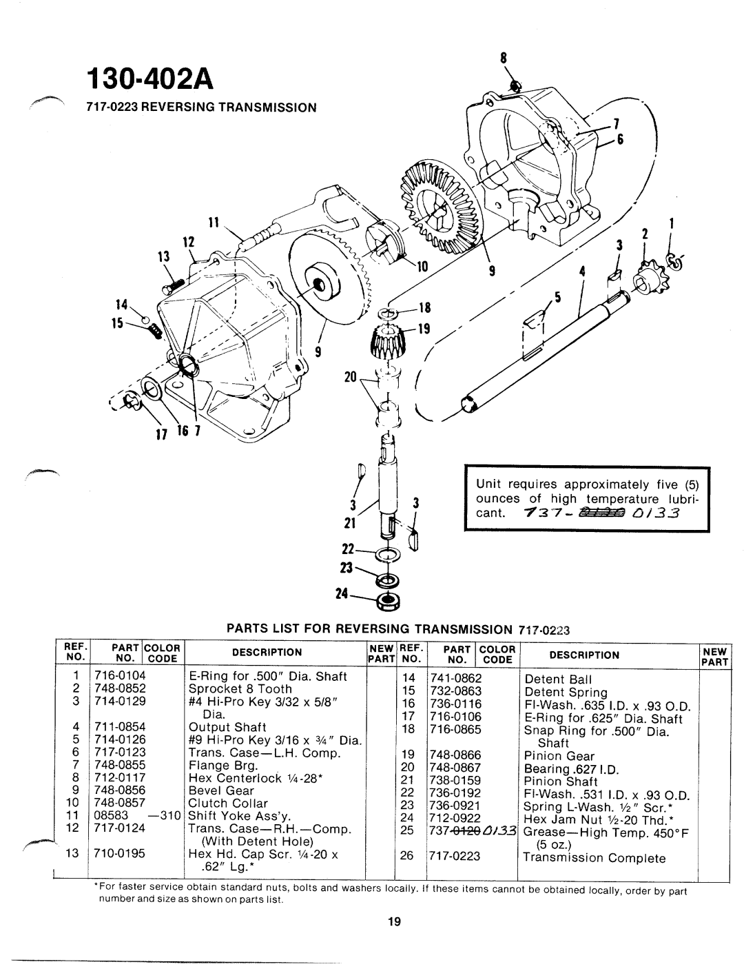 MTD 130-402A manual 