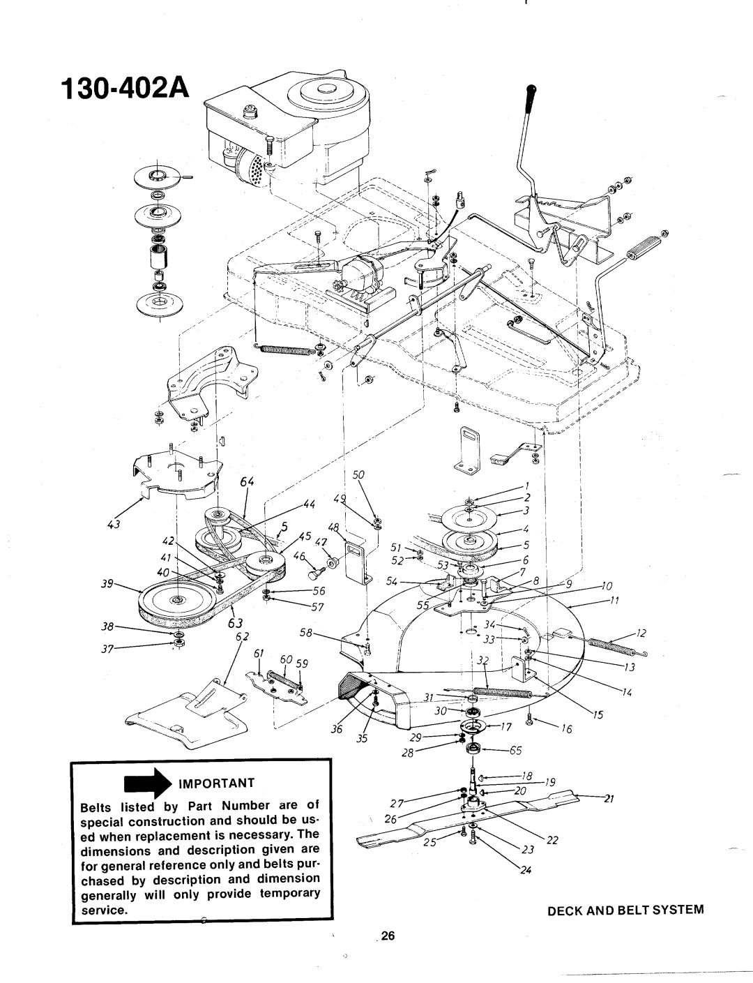 MTD 130-402A manual 