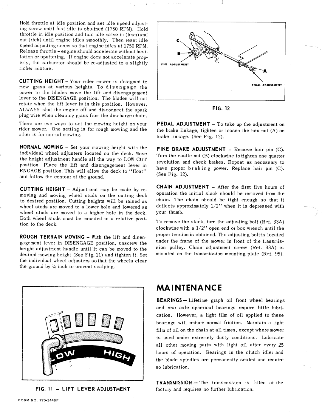 MTD 130-410 manual 