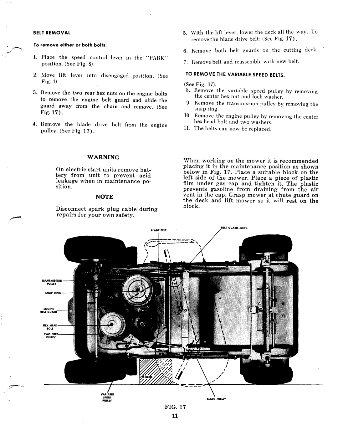 MTD 130-420, 130-430 manual 