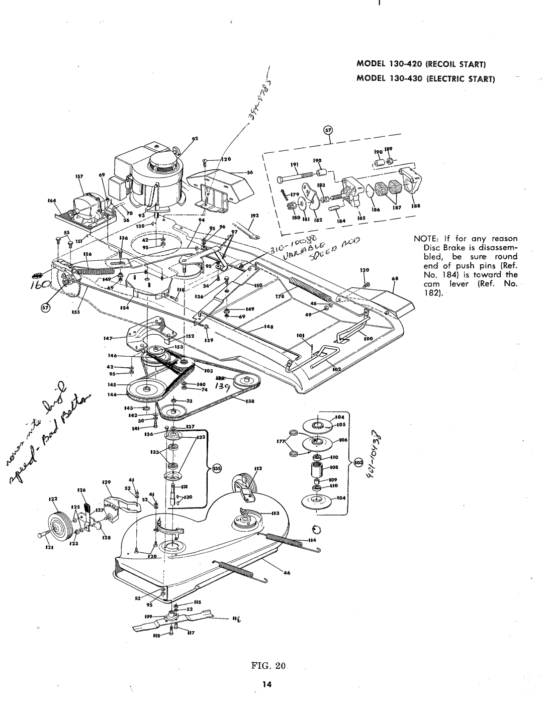 MTD 130-430, 130-420 manual 