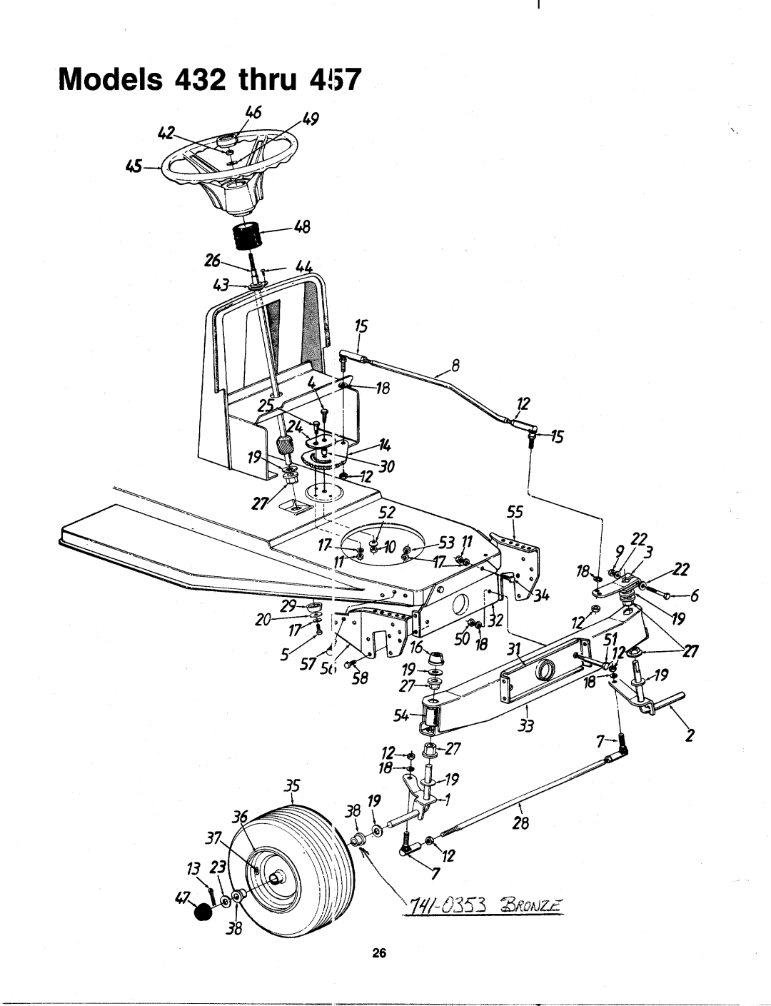 MTD 130-455E000, 130-442E000, 130-435F000, 130-435E000, 130-437E000, 130-432E000, 130-432F000, 130-437F000, 130-447F000 manual 