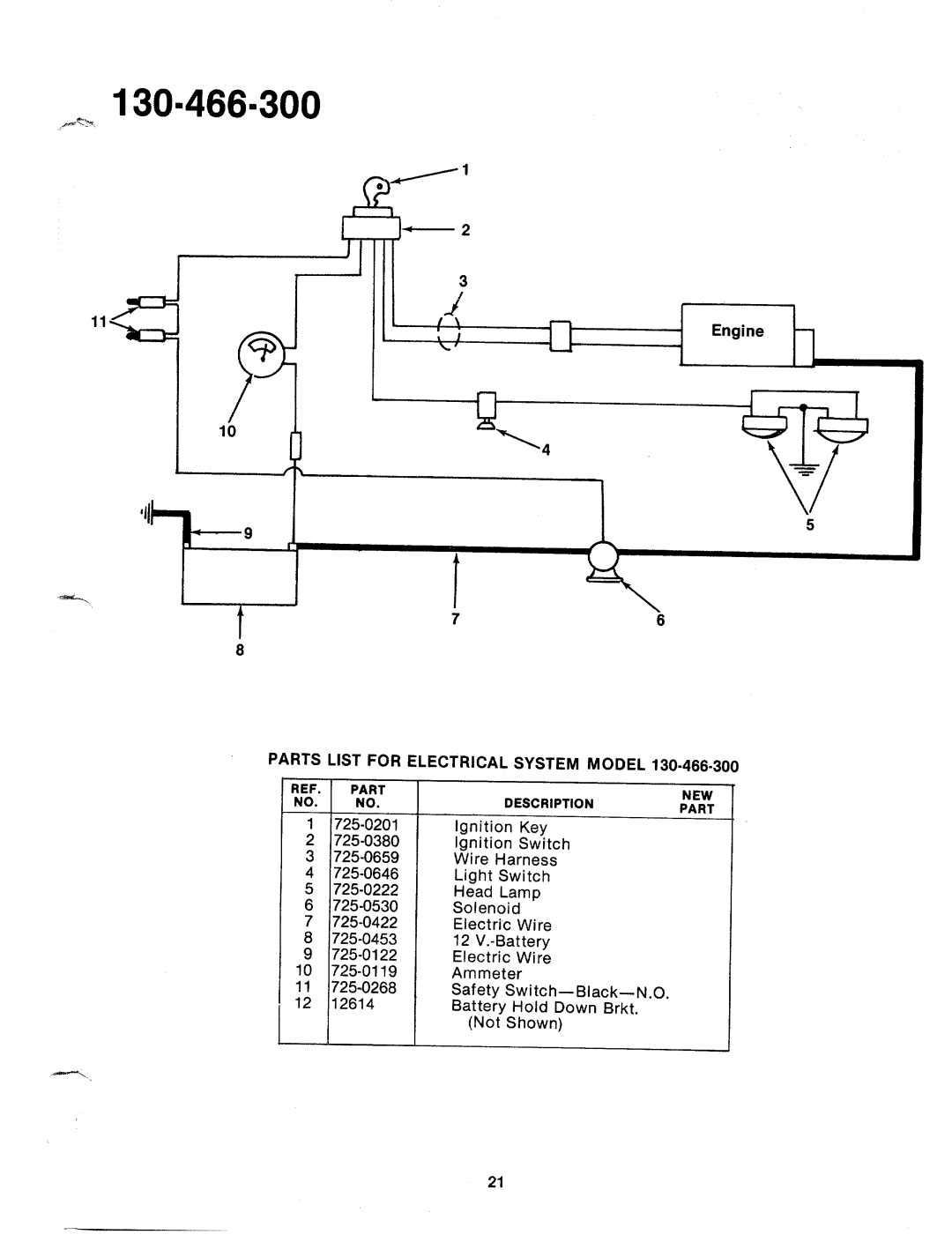 MTD 130-465-300, 130-465A, 130-466-300, 130-466A manual 