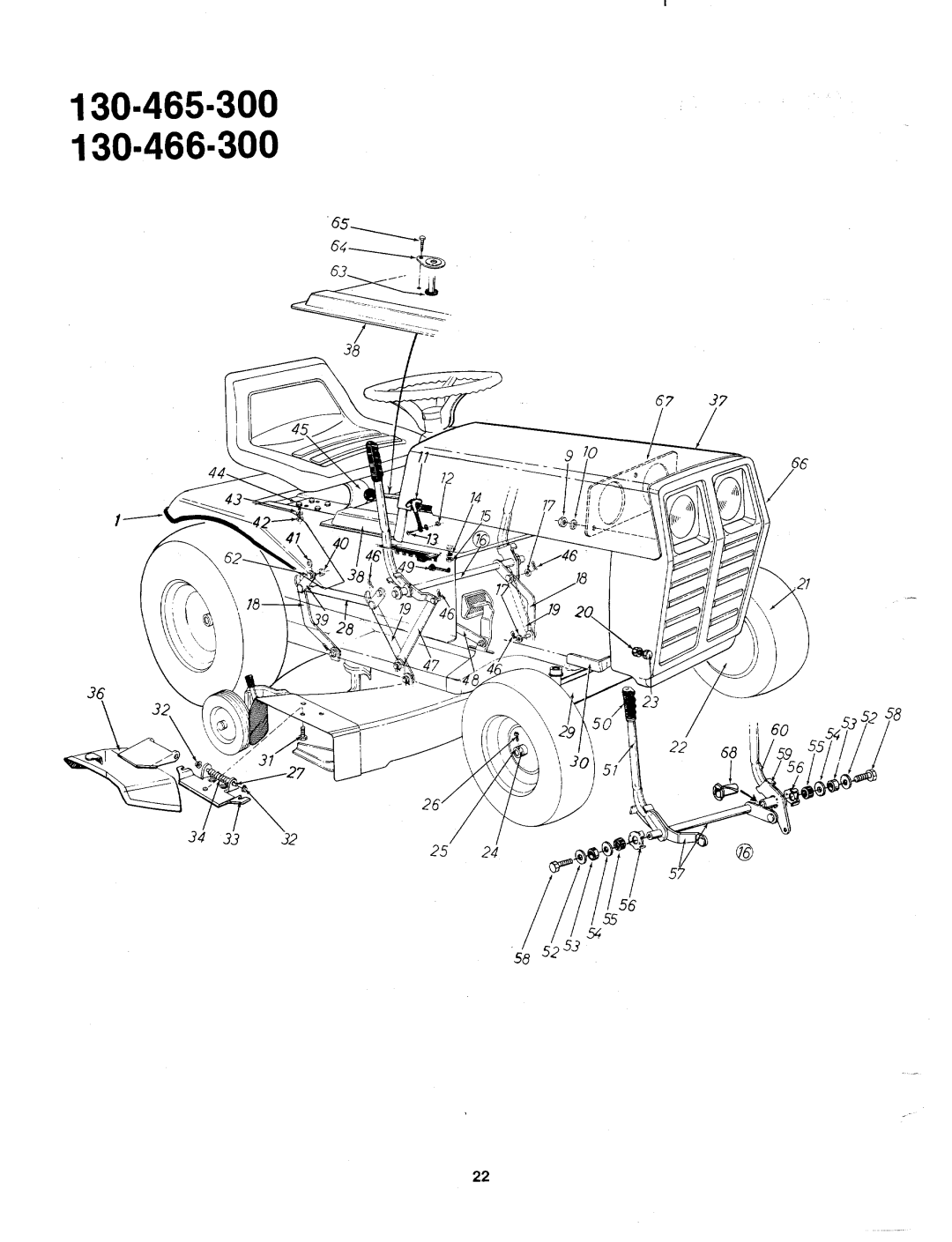 MTD 130-466-300, 130-465A, 130-465-300, 130-466A manual 