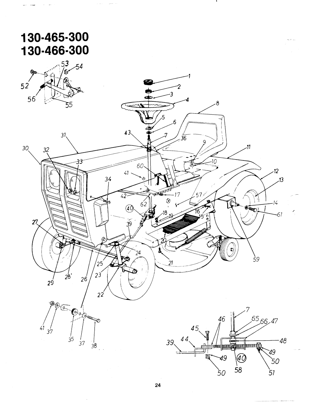 MTD 130-465A, 130-465-300, 130-466-300, 130-466A manual 