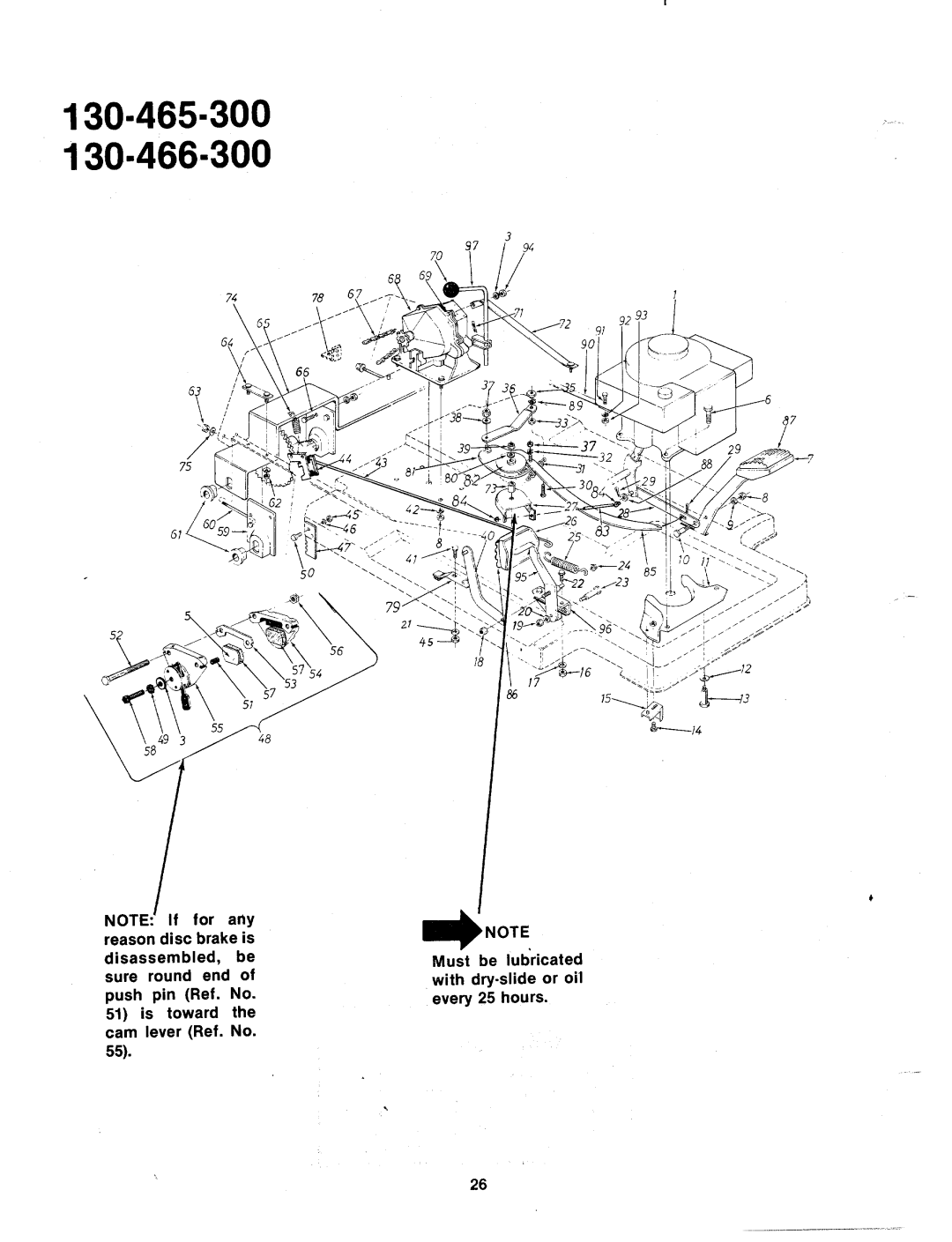 MTD 130-466-300, 130-465A, 130-465-300, 130-466A manual 