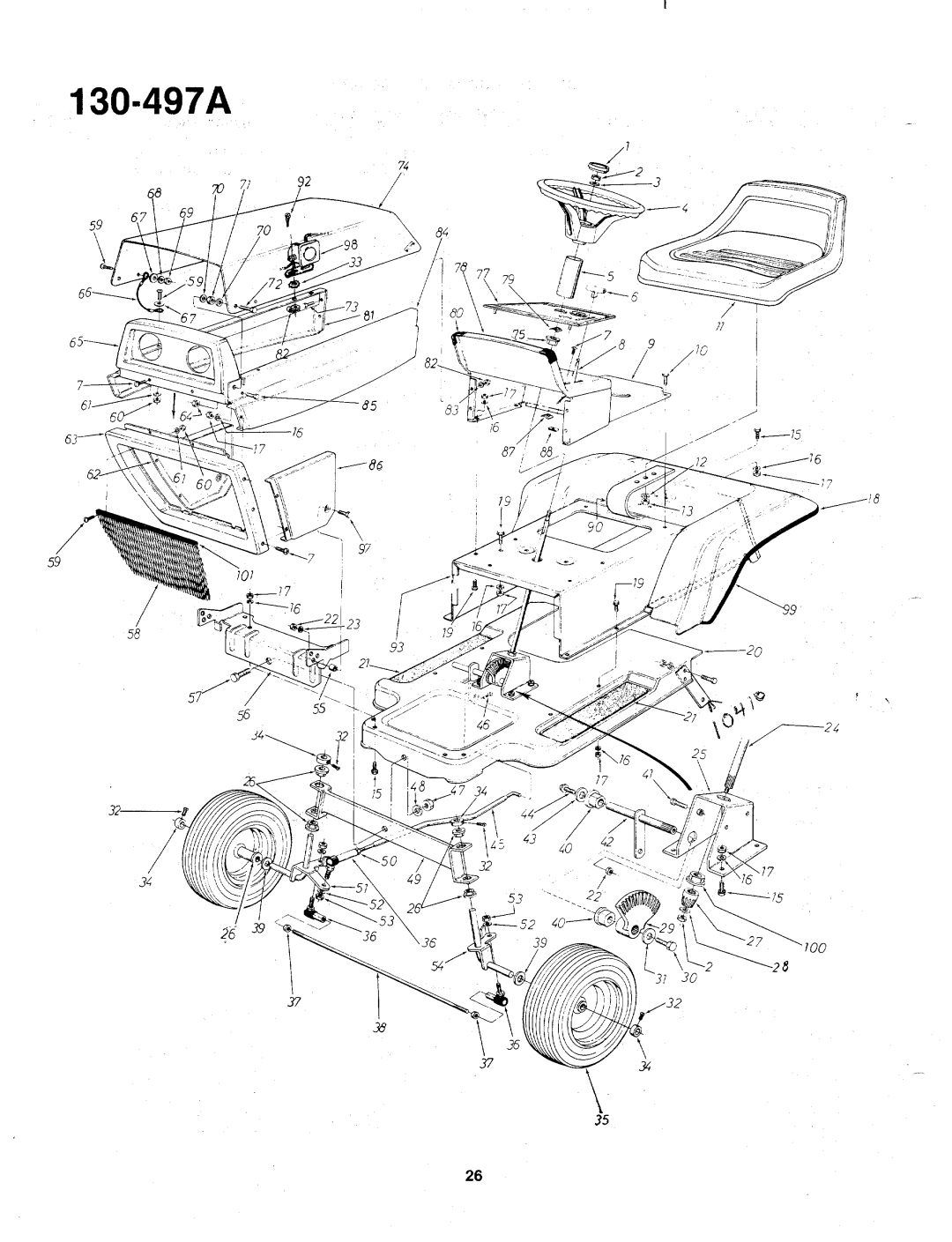 MTD 130-497A manual 