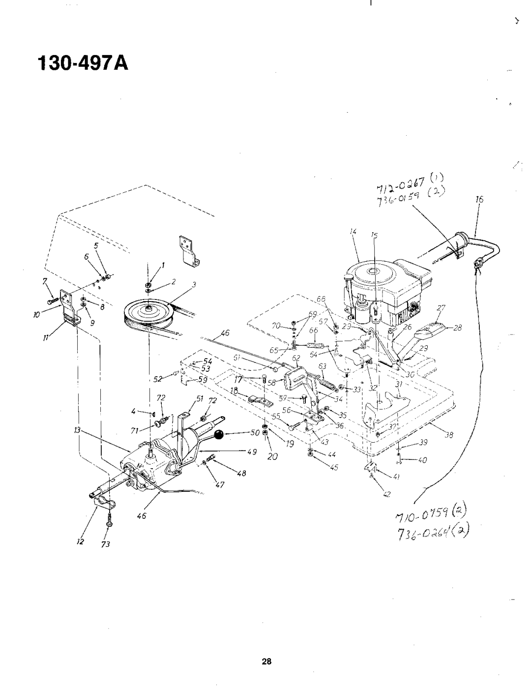 MTD 130-497A manual 