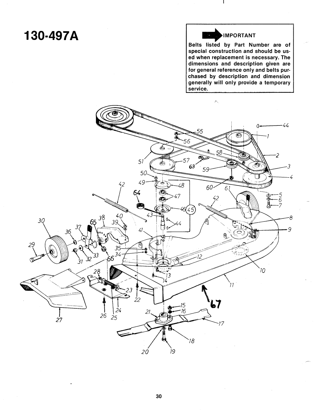 MTD 130-497A manual 